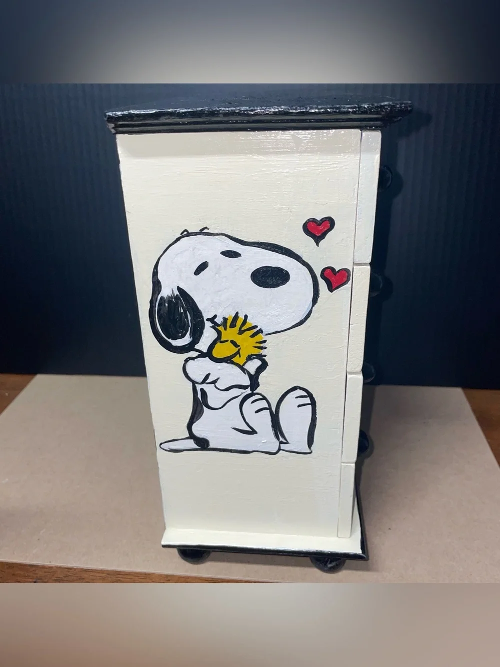 HandPainted Snoopy Jewelry Chest
